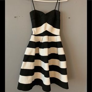 Black and white dress